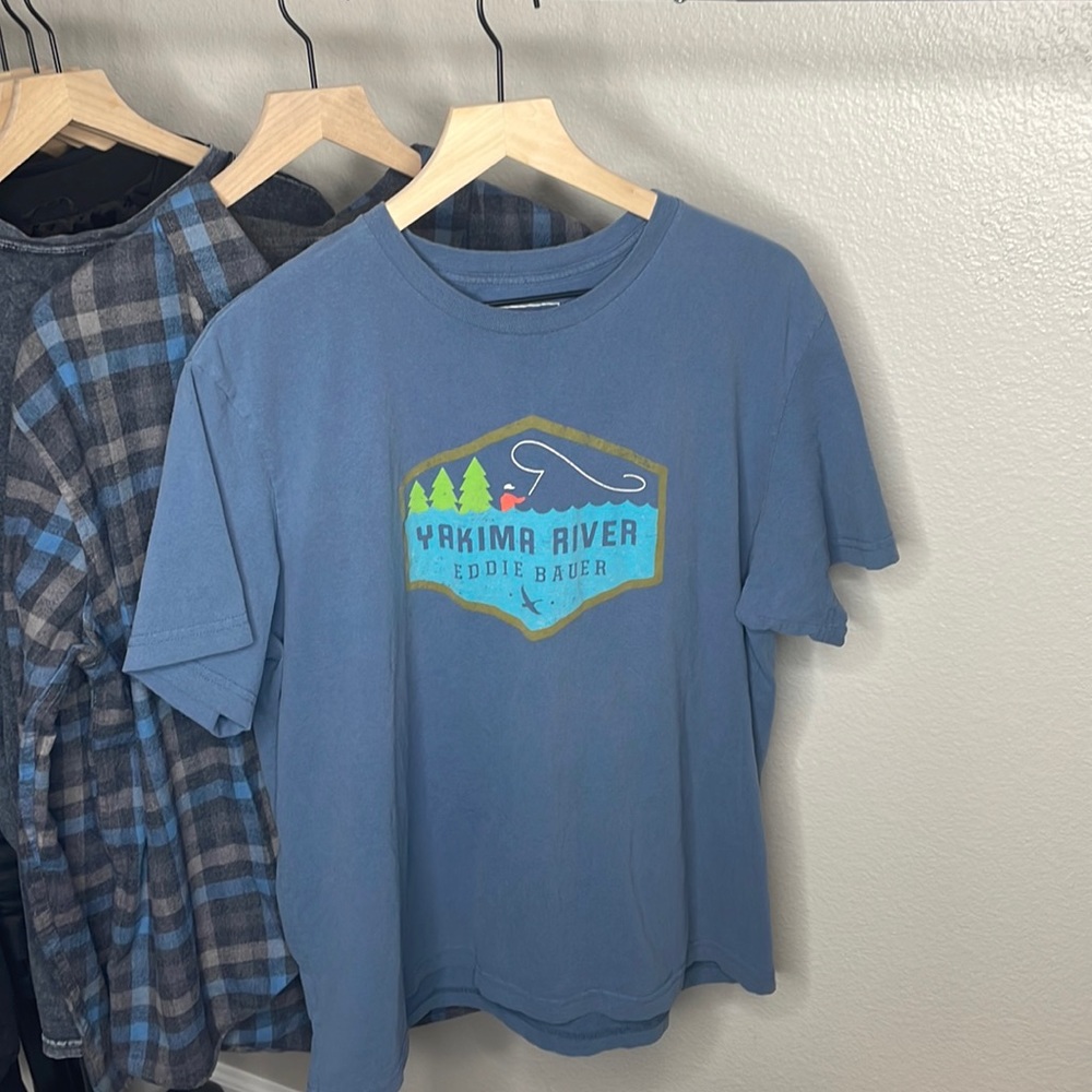 Yakima River Eddie Bauer streetwear t-shirt